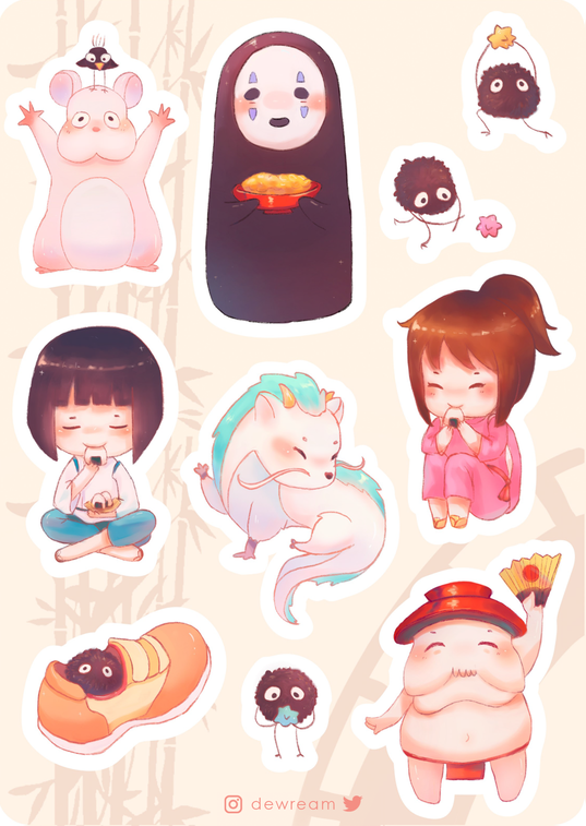 Spirited Away - Sticker Sheet