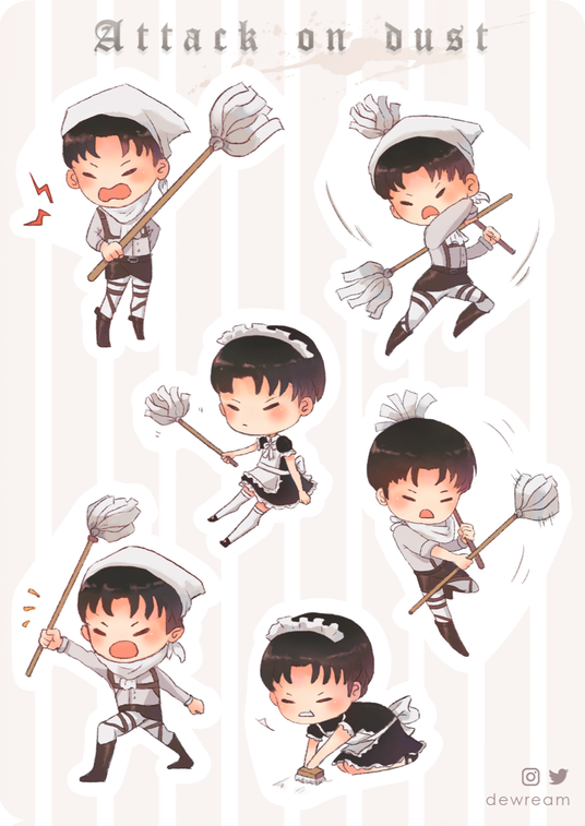 Attack on Dust - Sticker Sheet