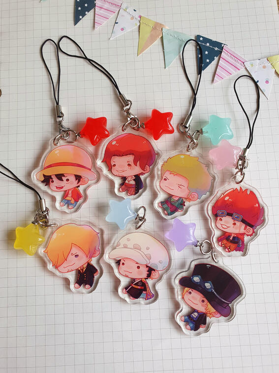 One Piece Single Charms