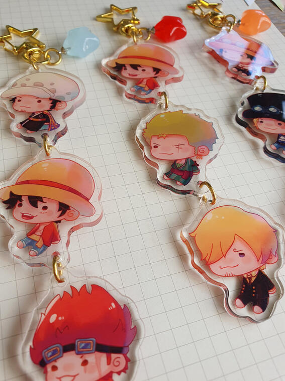 One Piece Linking Charms
