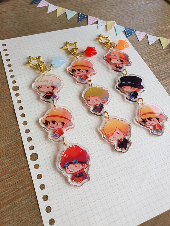 One Piece Linking Charms