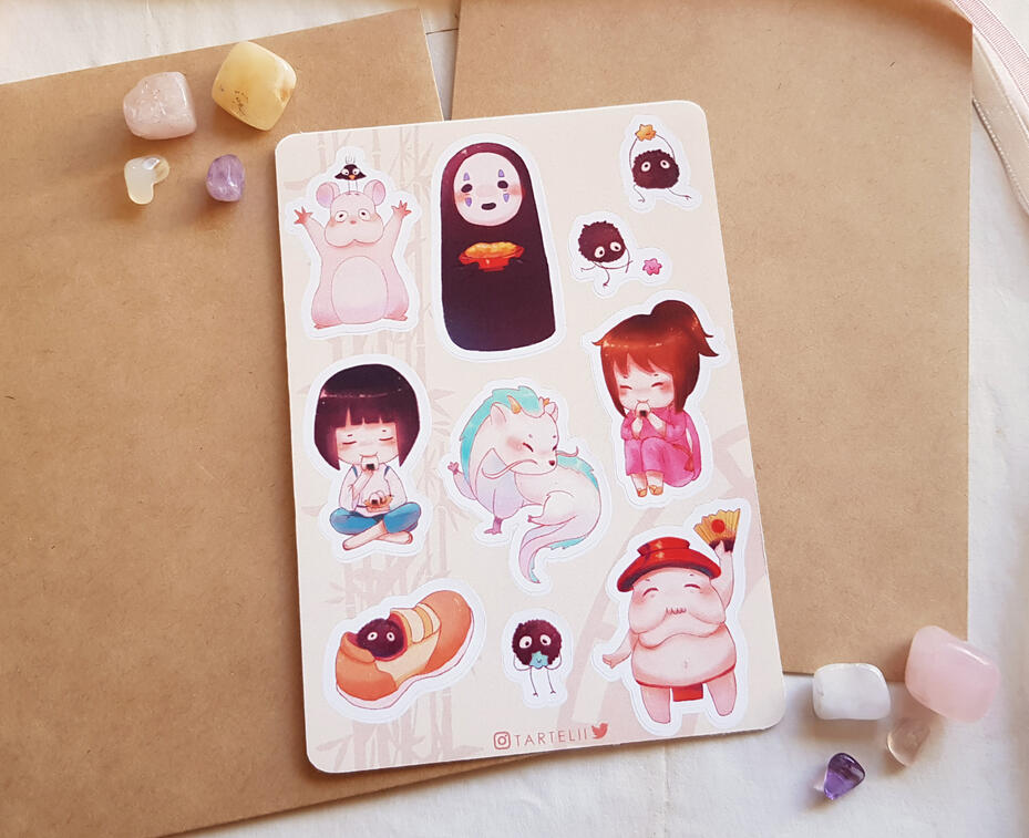Spirited Away Sticker Sheet