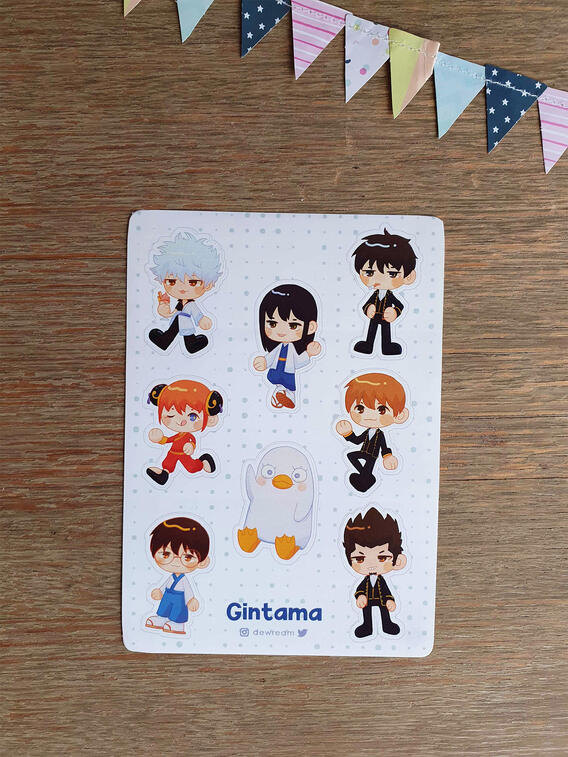 Gintama Sticker Sheet